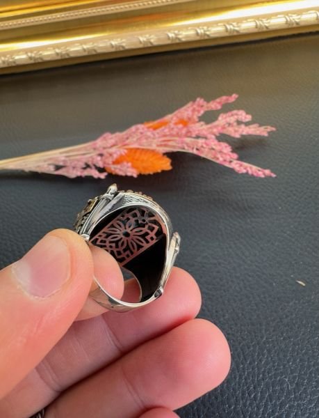 Mescid-i Aksa Model Gümüş Erkek Yüzük Model Gümüş Yüzük