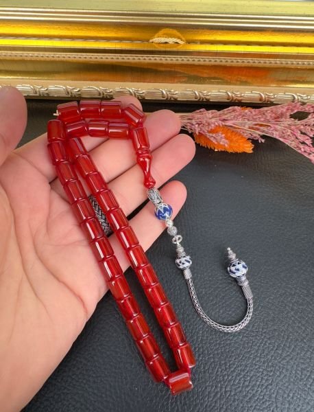 Yakup Kara Kesme Model Sıkma Kehribar Tesbih
