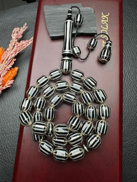 Uçlu Kapsül Model Gümüş Yarma Erzurum Oltutaşı Tesbih