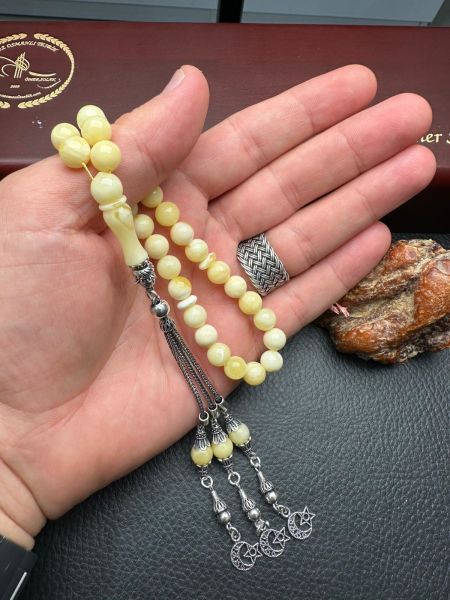 Rus Kaya Damla Kehribar Tesbih