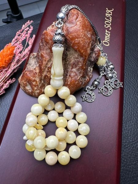 Rus Kaya Damla Kehribar Tesbih