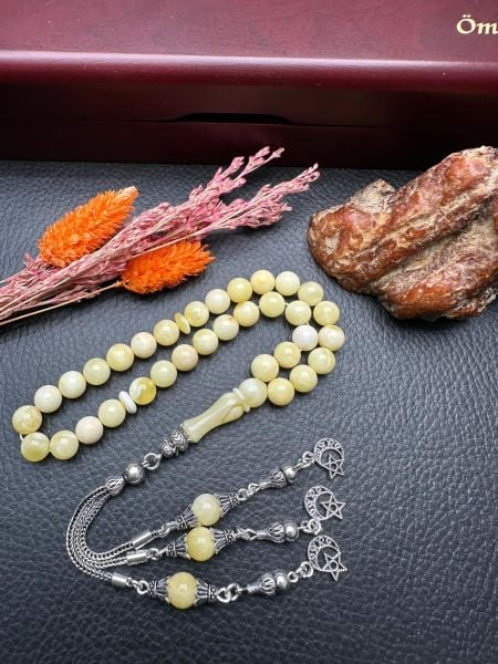 Rus Kaya Damla Kehribar Tesbih