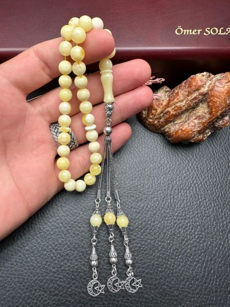 Rus Kaya Damla Kehribar Tesbih