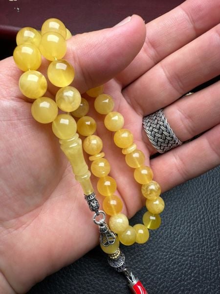 Rus Kaya Damla Kehribar Tesbih