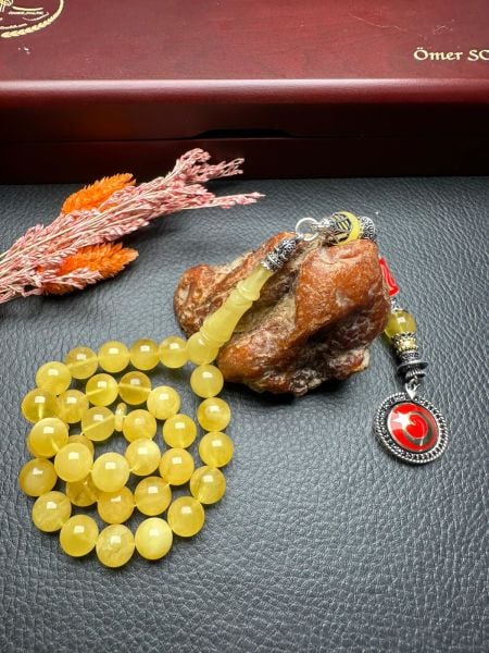 Rus Kaya Damla Kehribar Tesbih