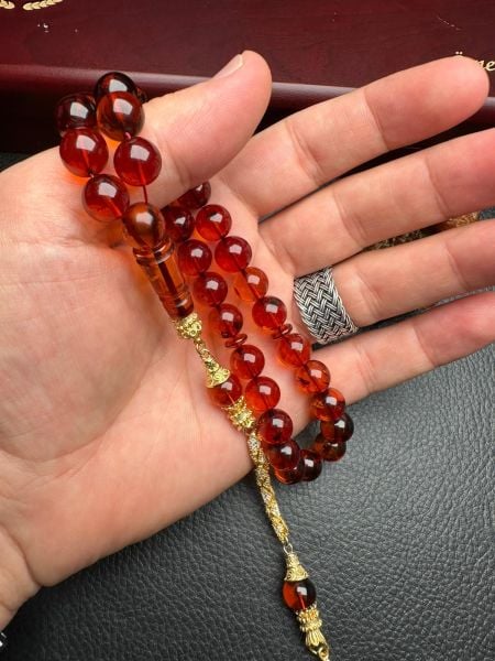 Rus Kaya Damla Kehribar Tesbih