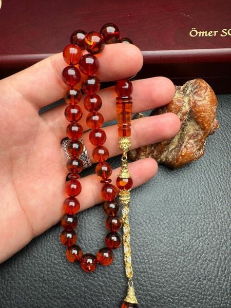 Rus Kaya Damla Kehribar Tesbih