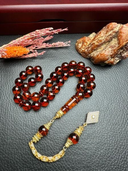 Rus Kaya Damla Kehribar Tesbih