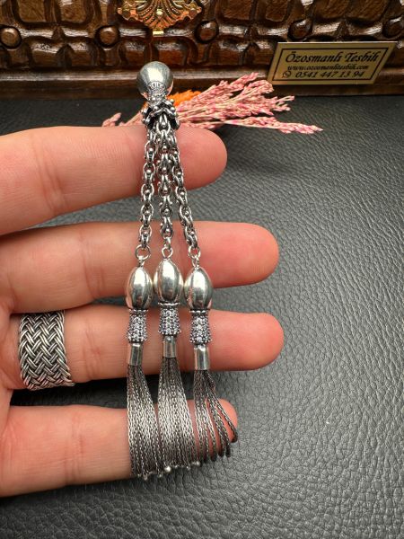 Özel Tasarım Gümüş Püskül