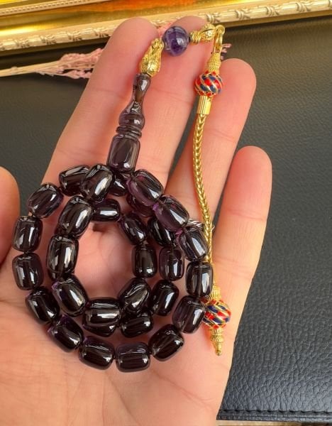 Yakup Kara Kapsül Model Ateş Kehribar Tesbih
