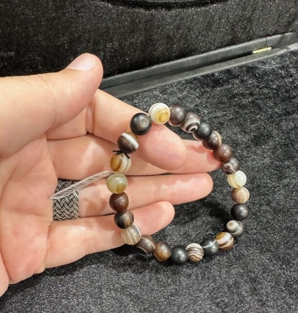 Göz Akik Taşı Doğal Taş Bileklik