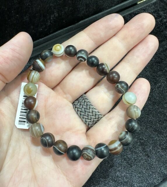 Göz Akik Taşı Doğal Taş Bileklik