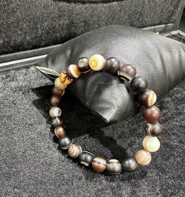 Göz Akik Taşı Doğal Taş Bileklik