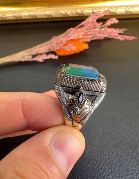 Özel Tasarım Gümüş Erkek Yüzük