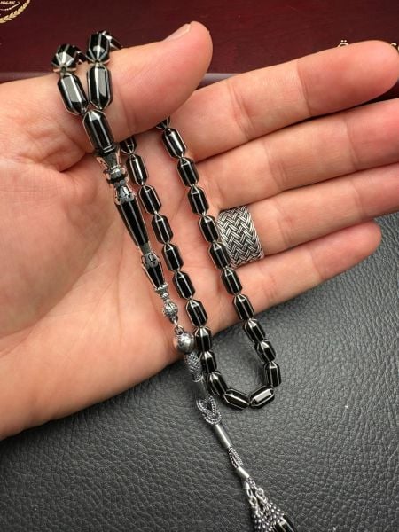 Kapsül Model Gümüş Yarma Erzurum Oltutaşı Tesbih