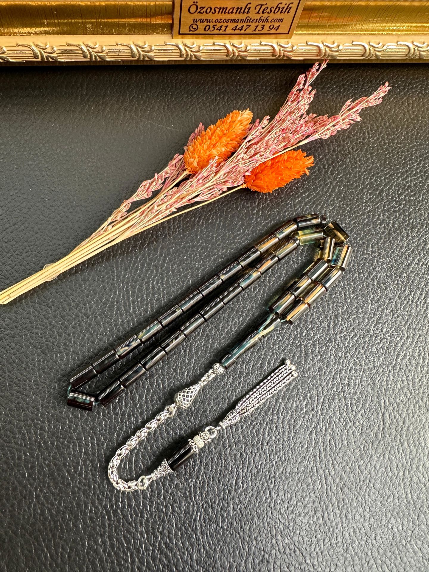 Kesme Model Ateş Kehribar Tesbih