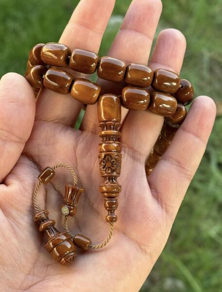 Dede Emrah İşçiliği Buket Model Güncel İşçilik Altın İmzalı Kuka Tesbih