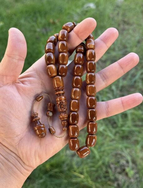 Dede Emrah İşçiliği Buket Model Güncel İşçilik Altın İmzalı Kuka Tesbih