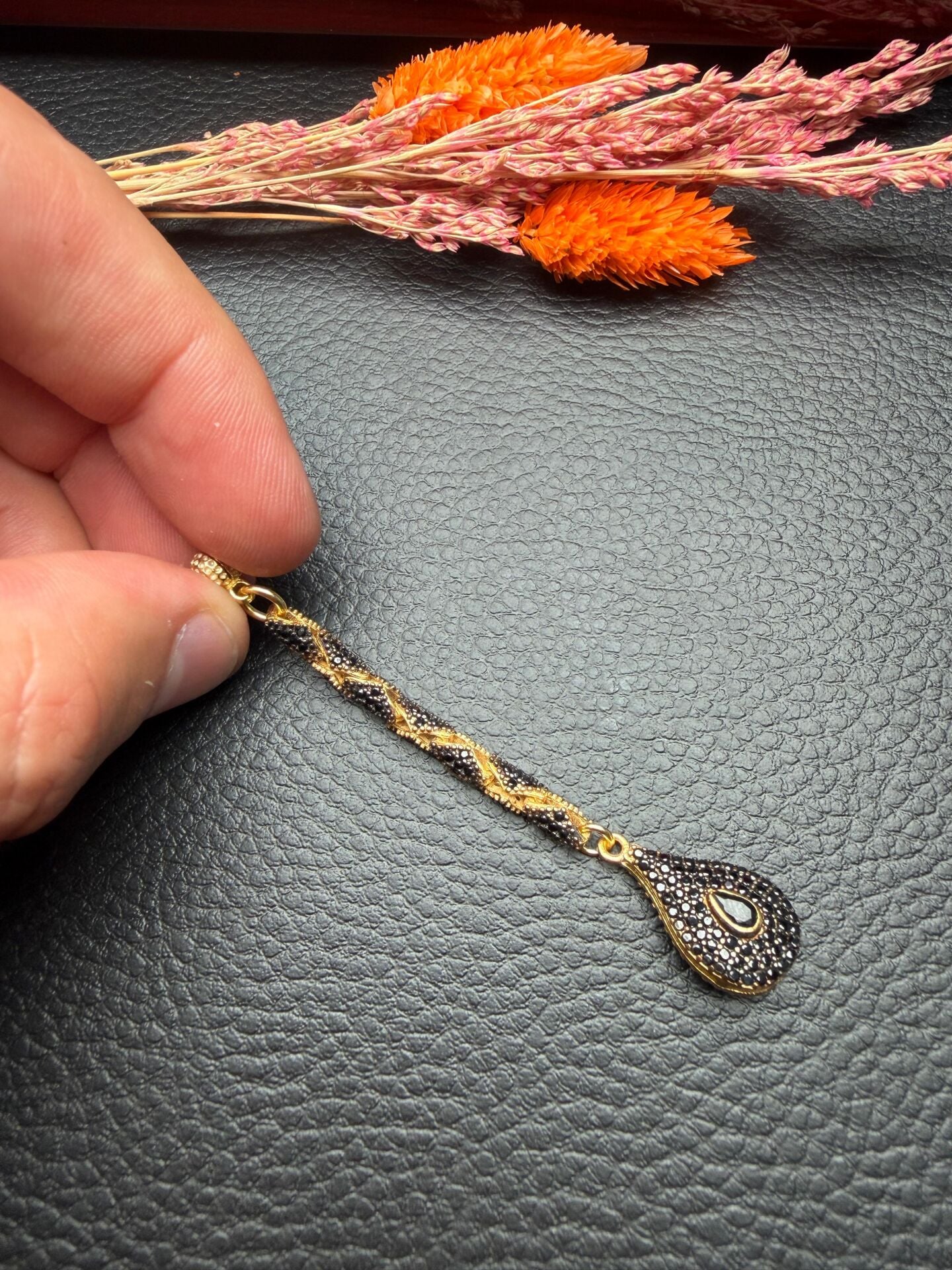 925 Ayar Özel Tasarım Diamond Gümüş Püskül