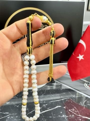 Küre Kesim İnci Taşı Doğal Taş Tesbih