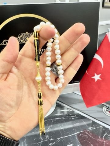 Küre Kesim İnci Taşı Doğal Taş Tesbih