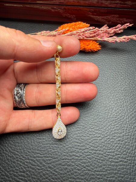 925 Ayar Özel Tasarım Diamond Gümüş Püskül