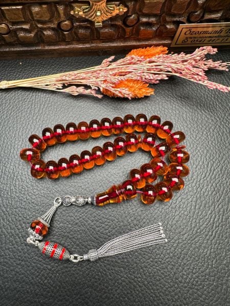 Yakup Kara Usta İşi Ateşi Sıkma Kehribar Tesbih