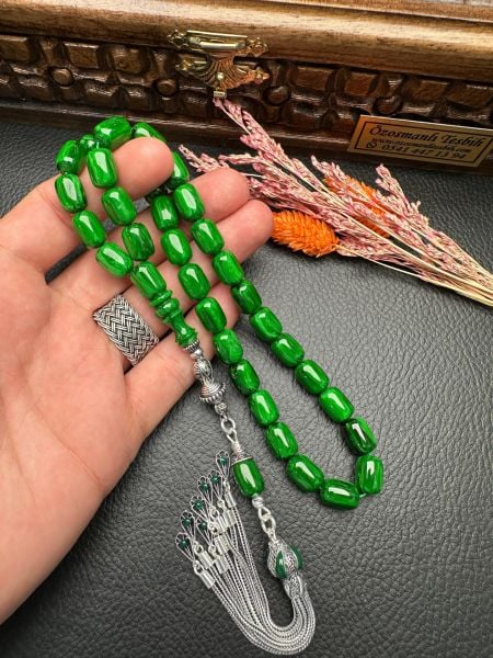 Yakup Kara Usta İşi Sıkma Kehribar Tesbih