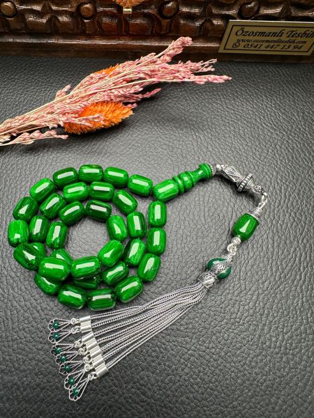 Yakup Kara Usta İşi Sıkma Kehribar Tesbih