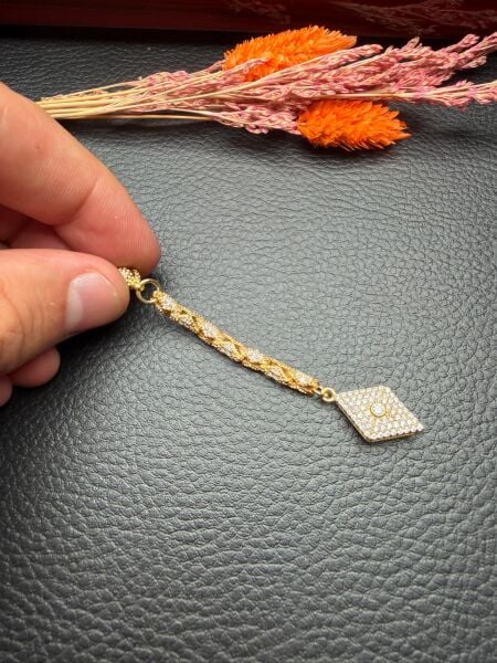 925 Ayar Özel Tasarım Diamond Gümüş Püskül