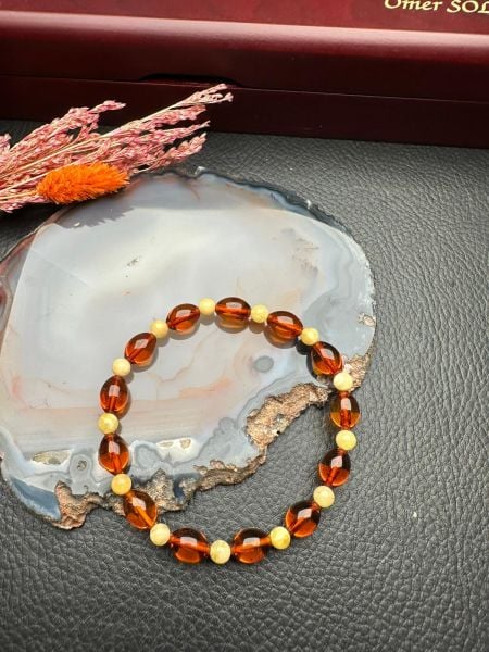 Damla Kehribar Bileklik