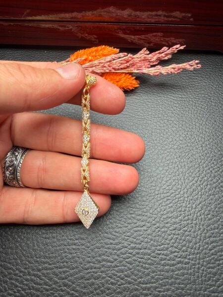 925 Ayar Özel Tasarım Diamond Gümüş Püskül