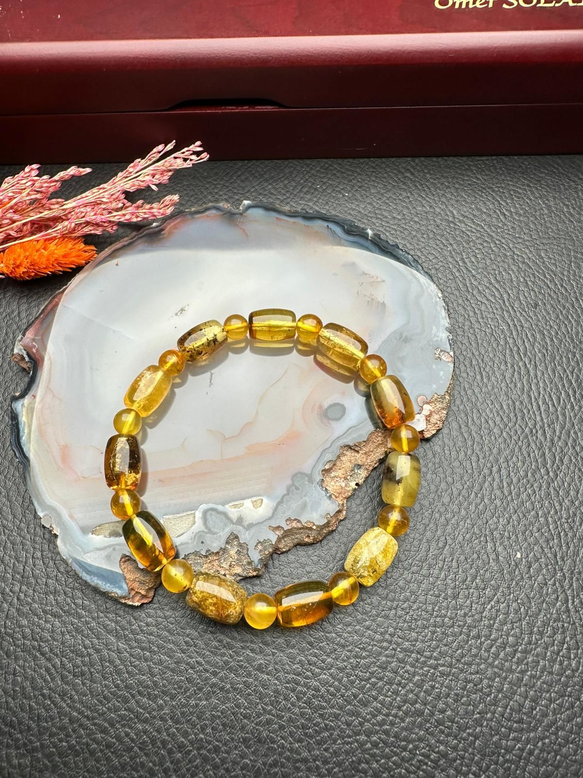 Damla Kehribar Bileklik