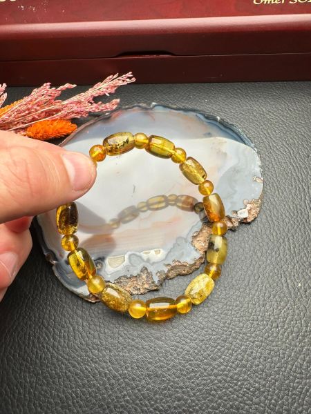 Damla Kehribar Bileklik