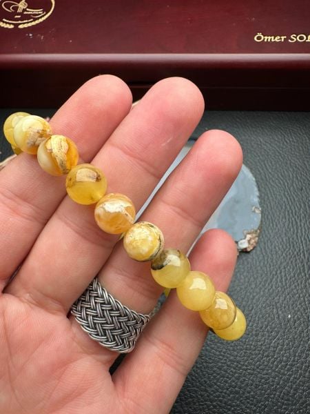 Damla Kehribar Bileklik