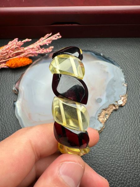 Damla Kehribar Bileklik