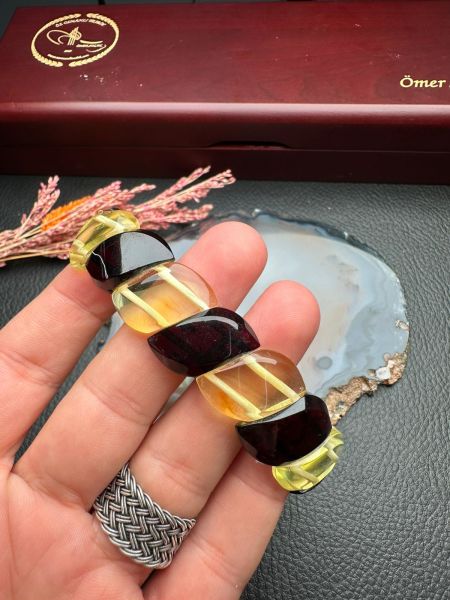 Damla Kehribar Bileklik