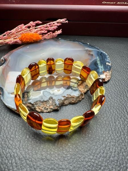 Damla Kehribar Bileklik