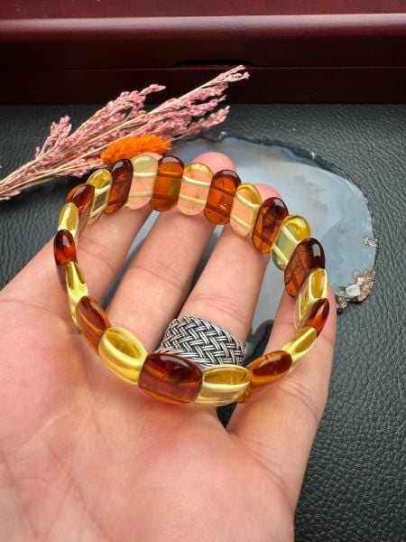 Damla Kehribar Bileklik