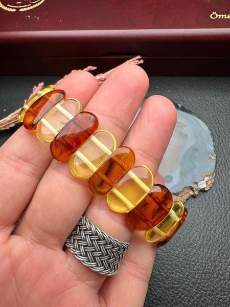 Damla Kehribar Bileklik