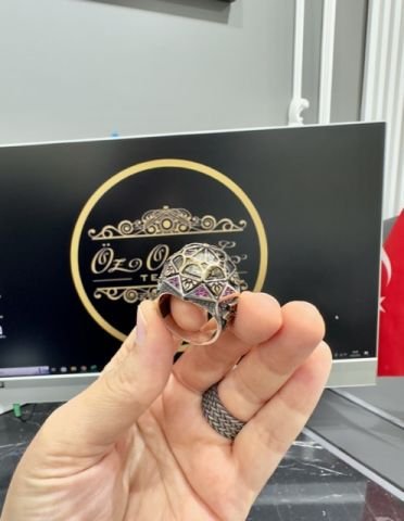 925 Ayar Gümüş Erkek Yüzük