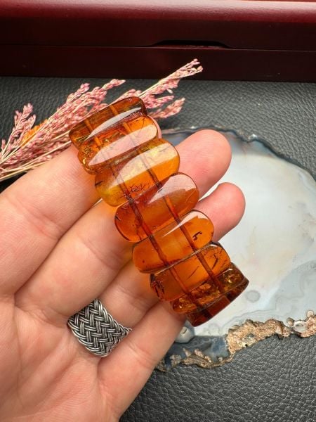 Damla Kehribar Bileklik