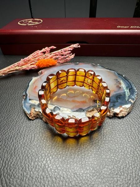 Damla Kehribar Bileklik