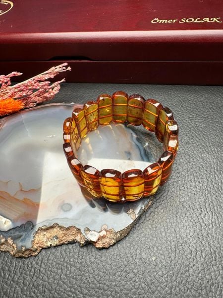 Damla Kehribar Bileklik