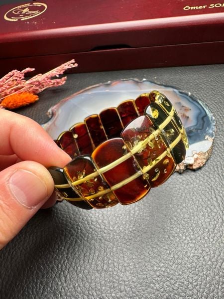 Damla Kehribar Bileklik