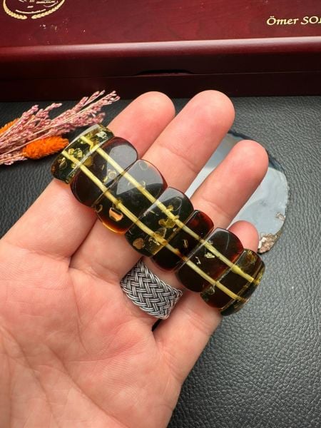 Damla Kehribar Bileklik