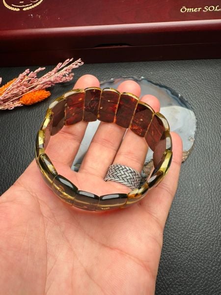 Damla Kehribar Bileklik