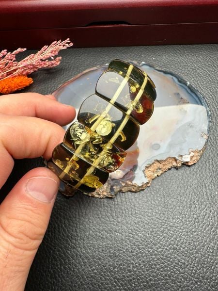 Damla Kehribar Bileklik