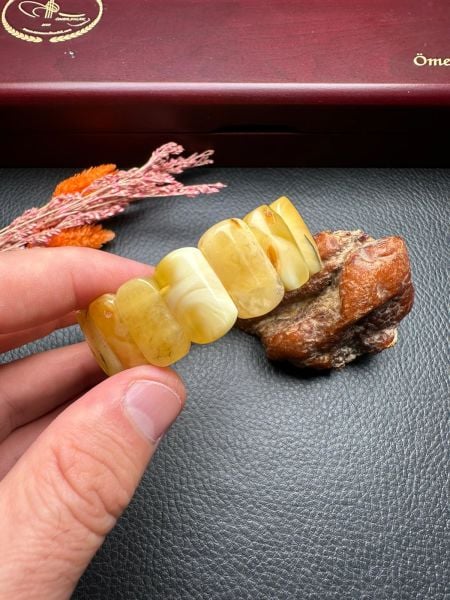 Damla Kehribar Bileklik