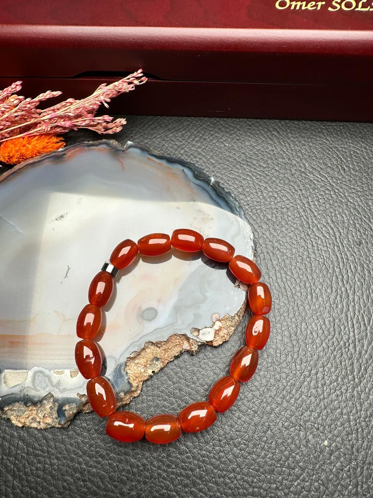 Doğal Taş Akik Bileklik